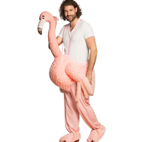 Rid på Flamingo kostume