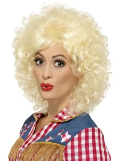 Rodeo Country paryk med krøller - Dolly