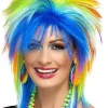 80ér Rainbow Punk paryk