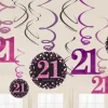 21 år Swirls Sparkling pink