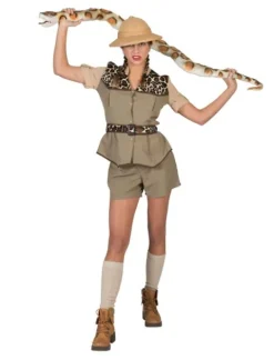 Safari kostume til kvinder