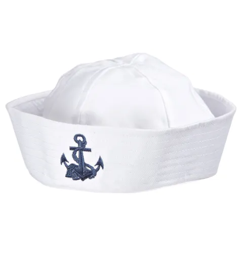 Sailor Hat med broderi