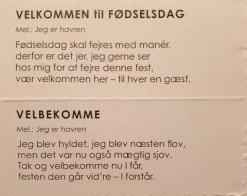 Sangkort-bordkort 50