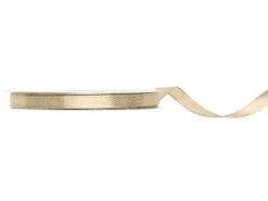 Satinbånd 6mm x 25m. i Guld