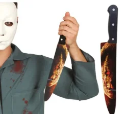 Seriemorder kniv til halloween - 37 cm
