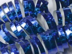 Serpentiner metallic Blå