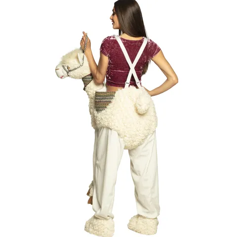 Sjovt Rid på Lama Kostume