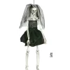 Skelet brud i sort 42cm