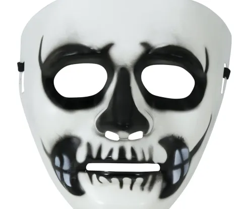 Skelet maske i plast