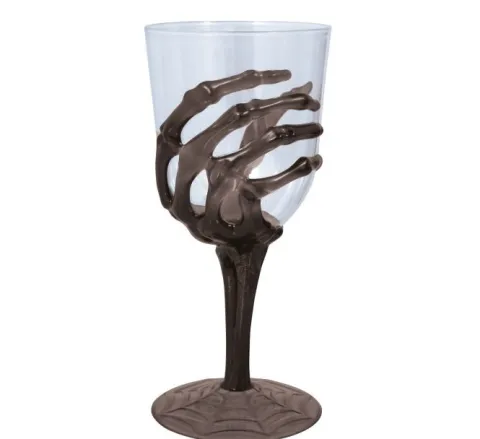 Skelet vinglas -18,5cm