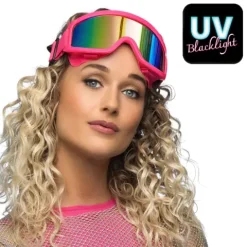 Ski-brille i Pink
