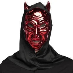 Skindende Djævel Maske med Hætte