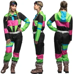 Ski suit 80's babe