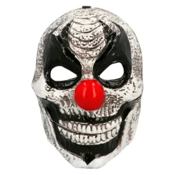 Skrækkelig Klovn Maske med Bevægelig Kæbe
