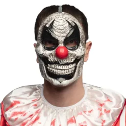 Skrækkelig Klovn Maske med Bevægelig Kæbe