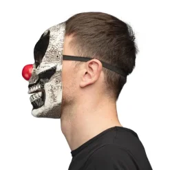 Skrækkelig Klovn Maske med Bevægelig Kæbe