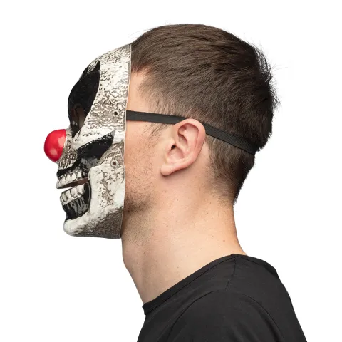 Skrækkelig Klovn Maske med Bevægelig Kæbe
