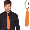 Slips med pailletter i neon orange