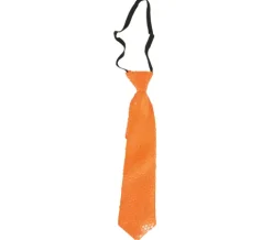 Slips med pailletter i neon orange