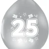 Sølvballoner 25