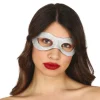 Sølv glittermaske