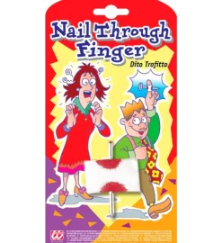 Søm gennem finger joke