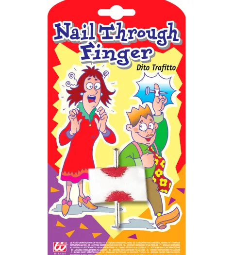 Søm gennem finger joke