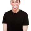Smilende mande maske i pvc
