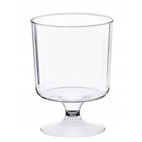 Snapseglas i plast på fod 6stk