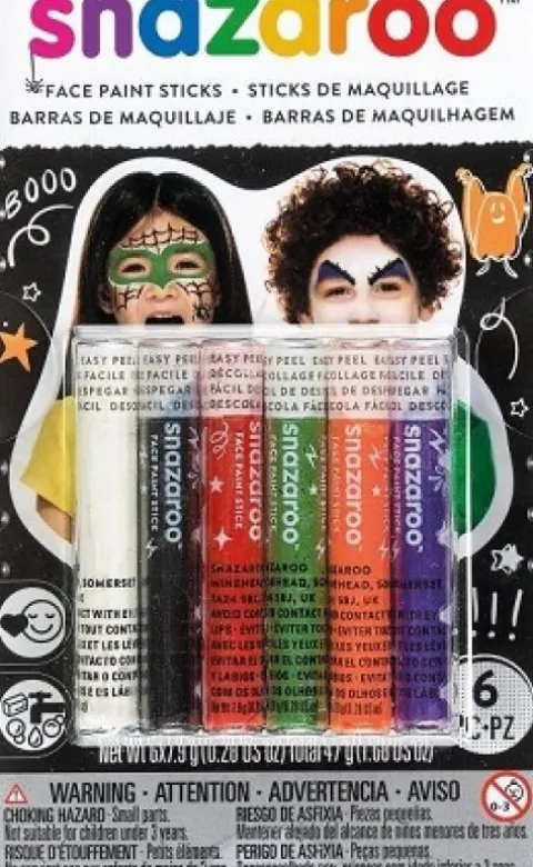 Snazaroo ansigtsmaling stifter, Halloween