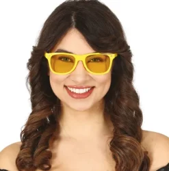 Solbrille i gul med gule glas