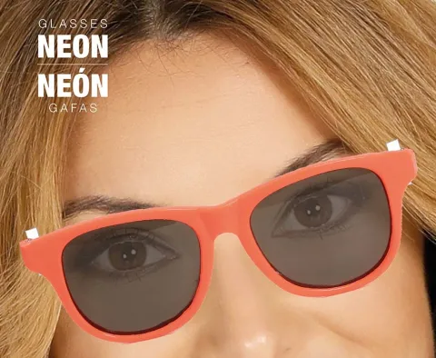 Solbrille neon orange
