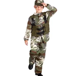 Soldat kostume dreng