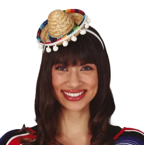 Sombrero MINI på hårbøjle