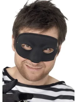 Sort bandit øjenmaske