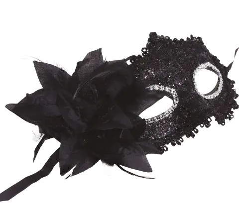 Sort blonde maske