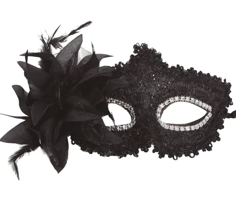 Sort blonde maske