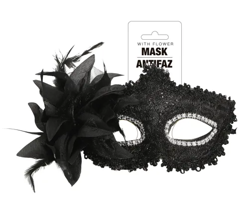Sort blonde maske