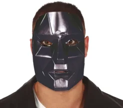Sort kantet maske