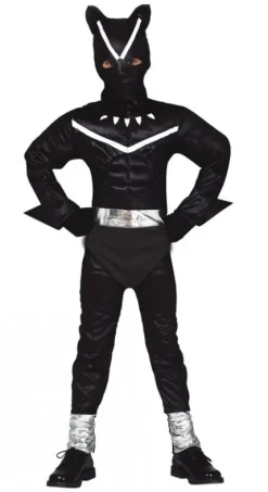 Sort Panther kostume barn