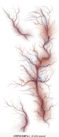 Sår og Ar tattoo - Blood vein