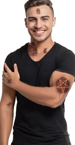 Sår og Ar tattoo - Satanic