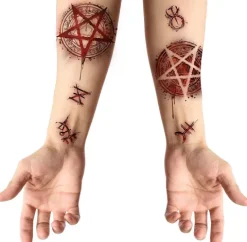 Sår og Ar tattoo - Satanic