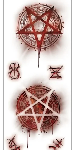 Sår og Ar tattoo - Satanic