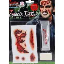 Sår tatovering med blod - Zombie