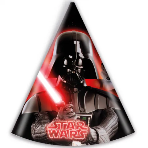 Star Wars Partyhatte 6 stk