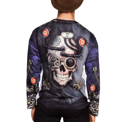 SteamPunk T-shirt med motiv
