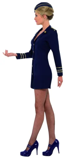 Stewardesse kostume Blå