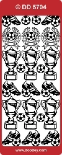 Stickers med fodboldmotiver