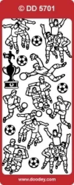 Stickers med fodboldspillere